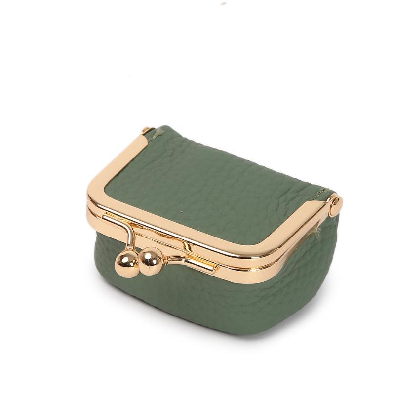 New Mini Compact Mouth Gold Bag Earrings, Rings, Necklaces, Jewelry Boxes, Coins, Coin Wallets, High-end Portable Storage Bags