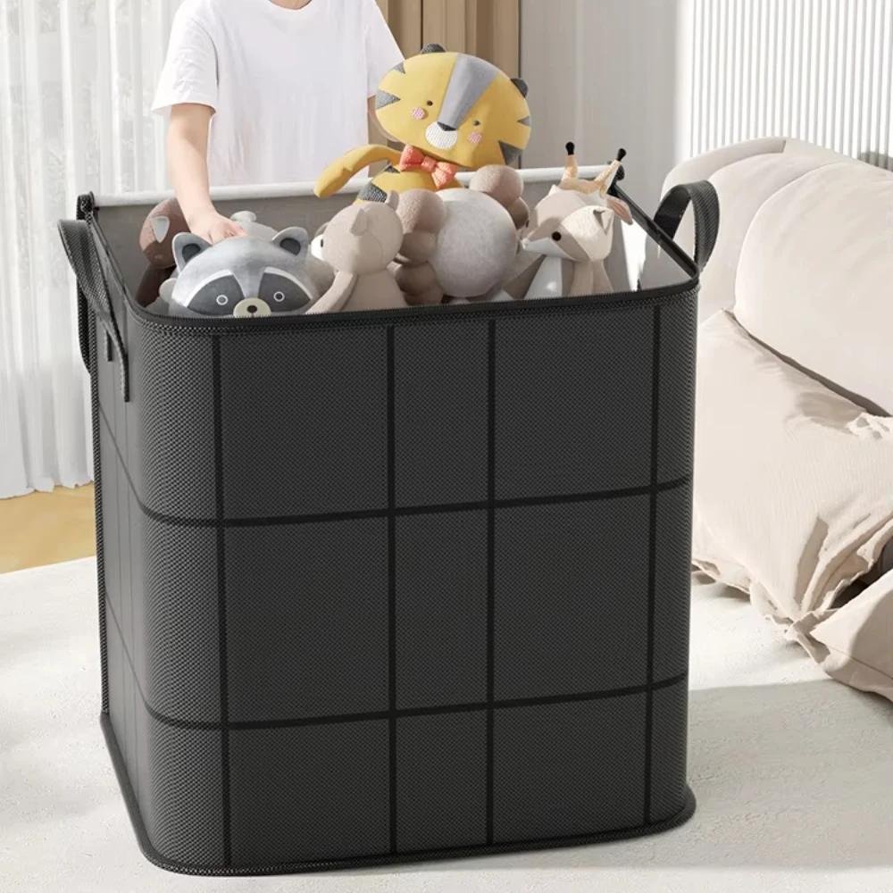 Large Size Storage Bag Non Woven Fabric Waterproof Organize Bag Household Moisture-proof Handbag Cotton Quilt Clothing Organizer