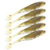 5pcs Artificial Fishing Bait Soft PVC Paddle Tail Shad Fish Lures Fish Tackle Accessory