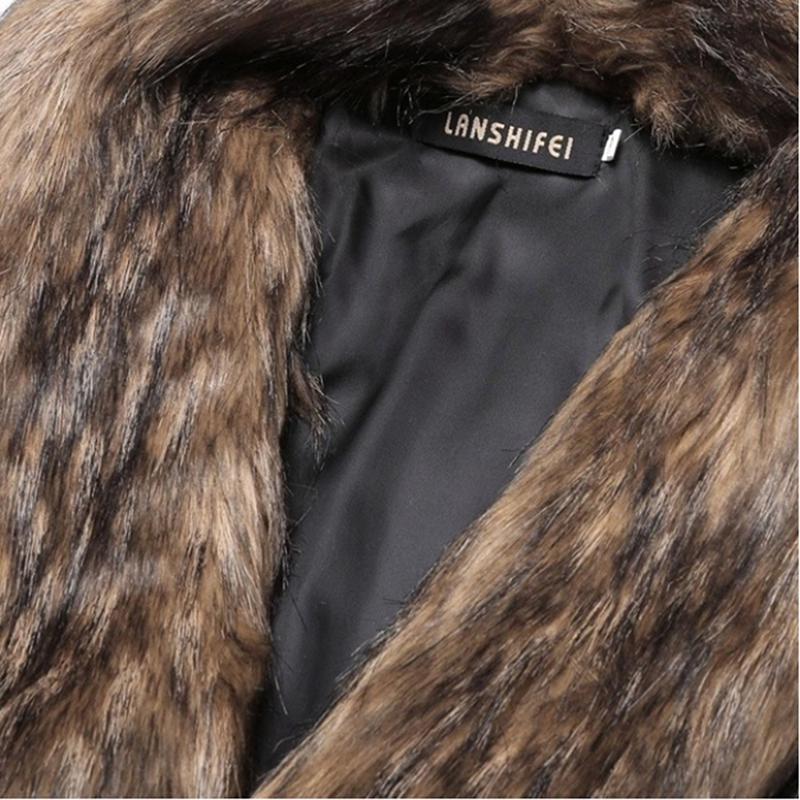 Women's Winter Style Imitation Fur Short Cardigan Collar Vest Coat