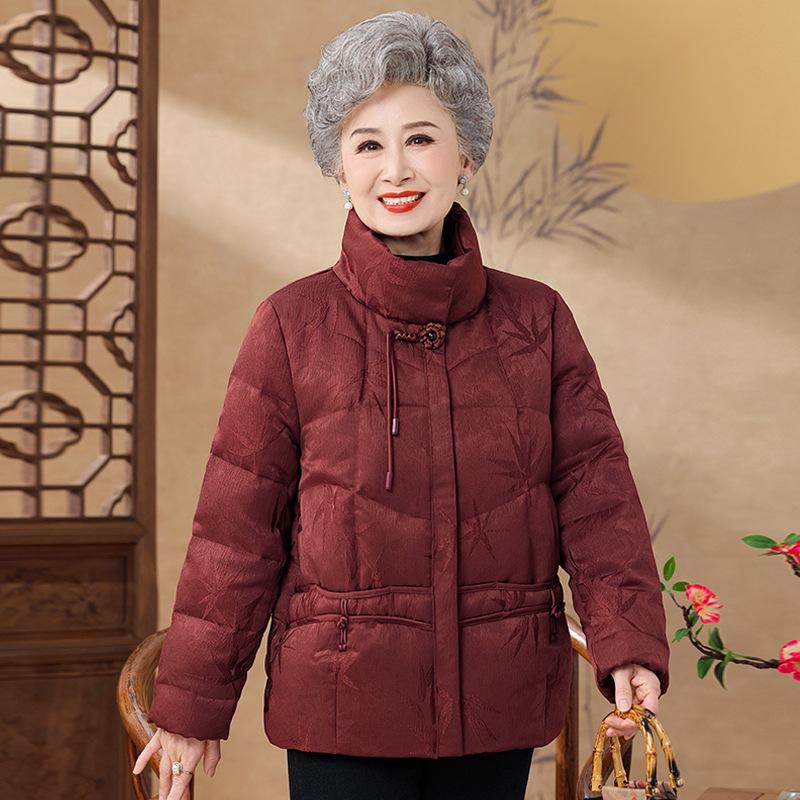 Stilvolle Winter Daunenjacke für Frauen mittleren Alters und ältere Frauen