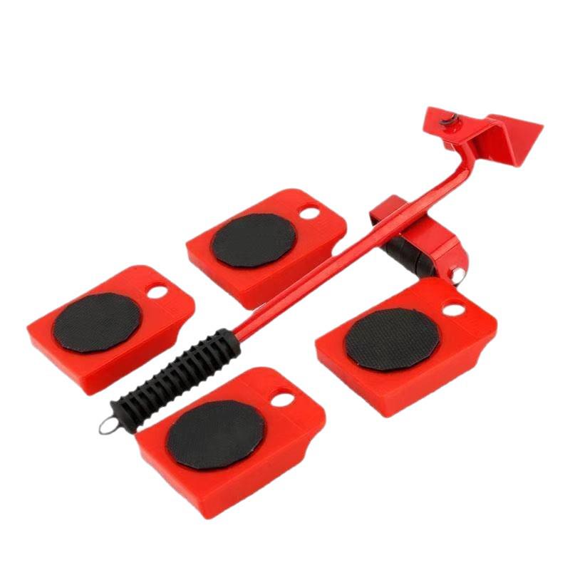 Heavy-Duty Furniture Moving Pulley System - Labor-Saving Tool for Bed and Object Relocation