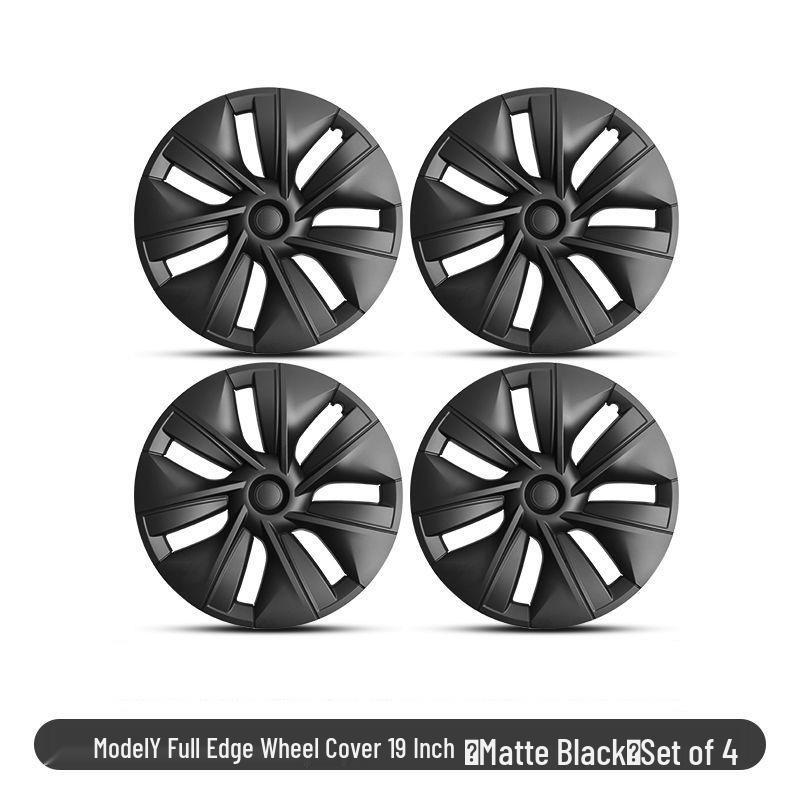 Tesla Model Y 19-Inch Carbon Fiber Black Decorative Ring