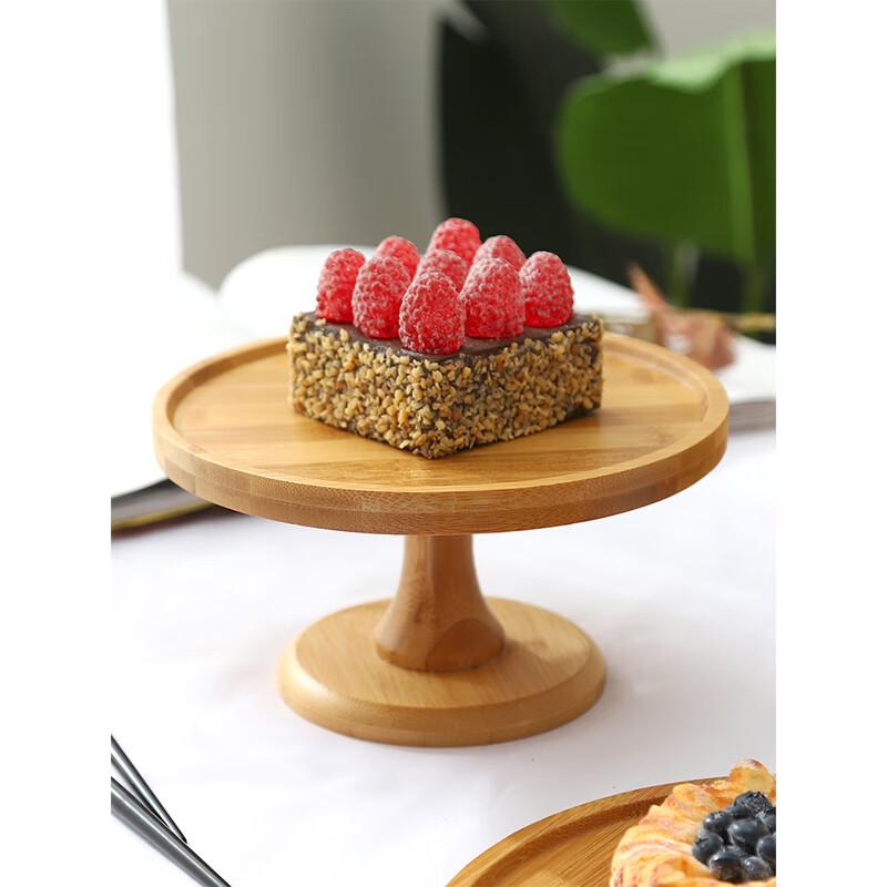 Danshi Zhiyuan Forest Style Wooden Cake Tray & Dessert Stand