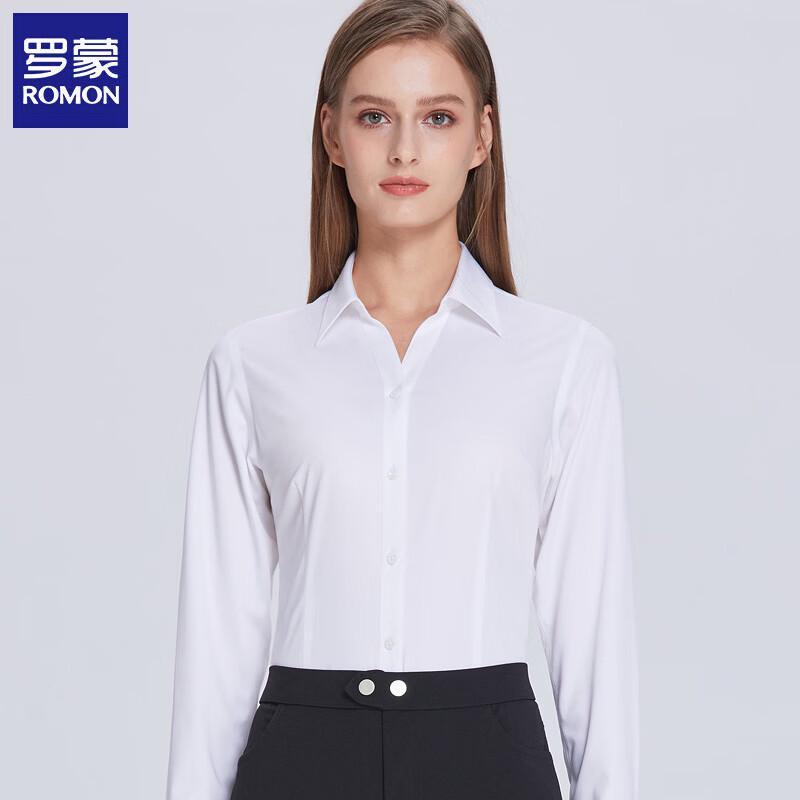 Luomeng Women s Long Sleeve Bamboo Fiber Blend Business Shirt 38