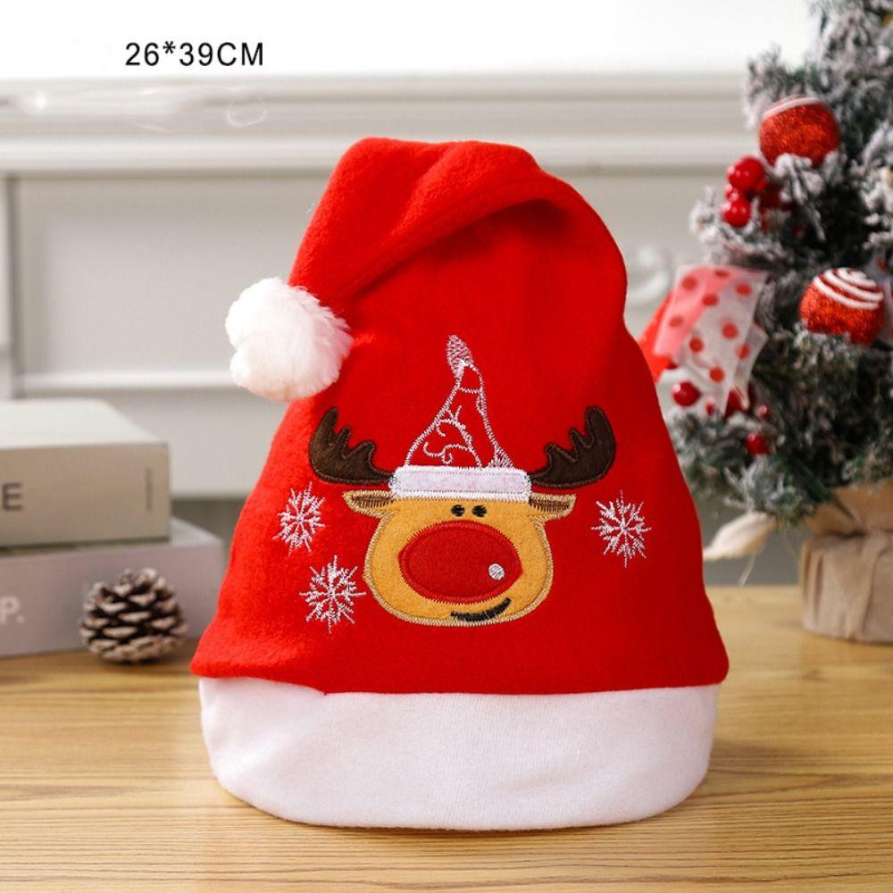 Snowman Christmas Hat Plush Santa Snowman Hat  Christmas Party Decoration