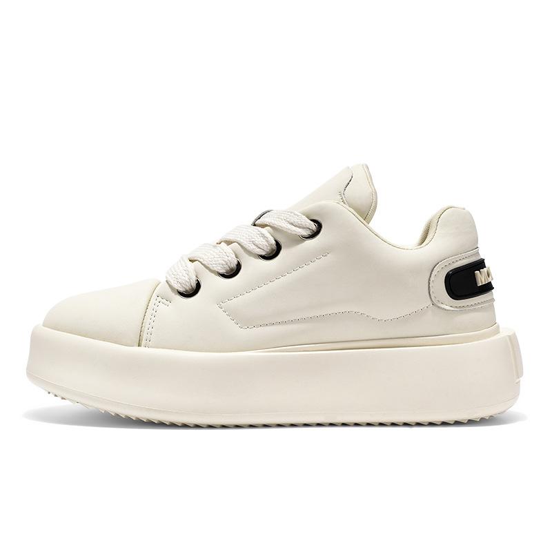 2025 neue beliebte personalisierte Herrenschuhe Leder Love Board Schuhe vielseitige Mode lässige trendige Schuhe Herren Plateauschuhe