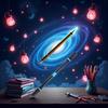 Black Spinning Pen Rolling Finger Rotating Gaming Trick Pen Mod Refill Stress Releasing Brain Training for Adults Office Supplies,Ballpoint Pens