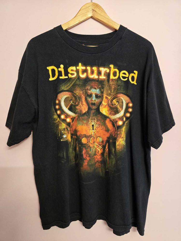 Hot! VTG 2008 Disturbed Band T-shirt unisex All Size BO117 Unisex T-Shirt S