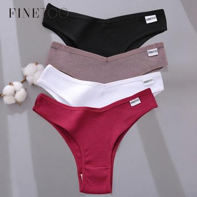 3 Teile/satz Frauen Baumwolle Brasilianische Höschen M-XL Bequeme Thongs Unterwäsche Frauen Bikini Unterhose Sexy Low-rise Mädchen T-zurück Höschen