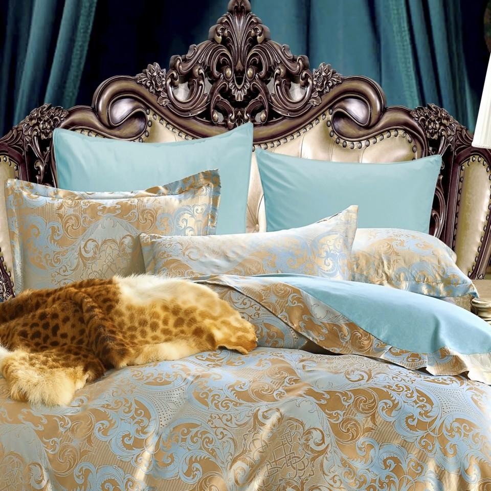 Wedding Bedding European Jacquard Quilt Set Three-Piece American Bed Sheet Embossing