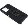 For Xiaomi Redmi Note 12 4G PC+TPU Kickstand Case Slide Lens Protection Phone Cover with Card Holder