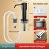 Space Aluminum Quick-Install Soap Dispenser with Extension Rod for Sink or Vegetable Washing Basin.