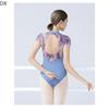 DX- Art Dance training suit, short sleeved tie dye body suit, Basic training suit