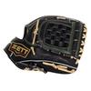 ZETT Pro Status SE E1 Type Soft Baseball Glove for Second and Black x Pastel Size 4 Shortstop, Right-Handed Throw, Brown, (BRGB564S)