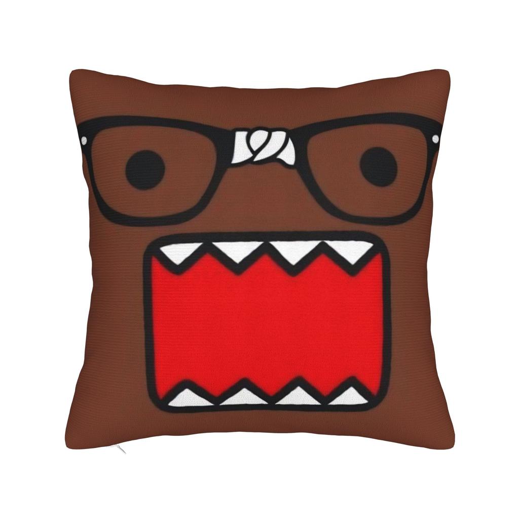 Domo Kun Pillowcase Merchandise Printing Cushion Cover Decorative Pillow Case Cover Living Room Multi Size