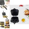 Four Hole Pancake Maker Nonstick Pan- Durable Kitchen Tools For Easy Breakfast Preparation