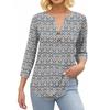 Womens Tops 3/4 Sleeve Heley Shirts For Women Summer Fashion  Blouses Beach Vacation Clothes