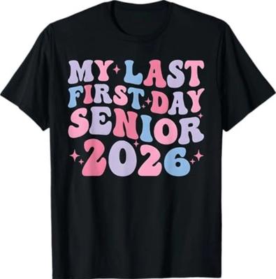 Mein letzter erster Schultag Oberstufe Klasse 2026 Zurück zur Schule 2026 T-Shirt