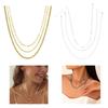 Adjustable Length Necklace Layering Necklace Woman Clavicle Chain Business Meeting Jewelry Stylish Neck Accessory