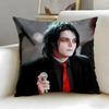 Popular Singer Gerard Way Cushion Cover Soft  EasyWash Pillow Case  Versatile for Couch Bed Travel and Office