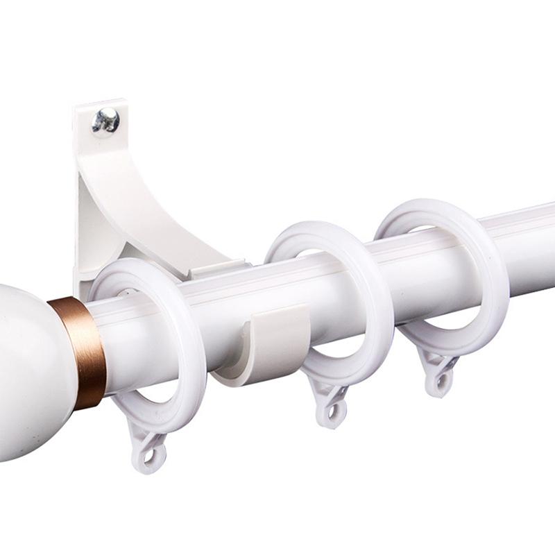 Gardinstang Takfeste Kraftig Gardinstangholder Med Matchende Skruer Aluminiumlegering Garderobestangholder