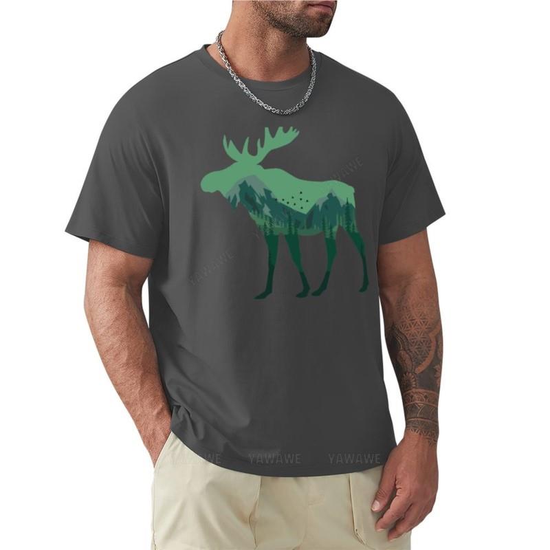 moose lovermoose gift animal moose nature in alaska elk TShirt aesthetic clothes korean fashion mens clothes