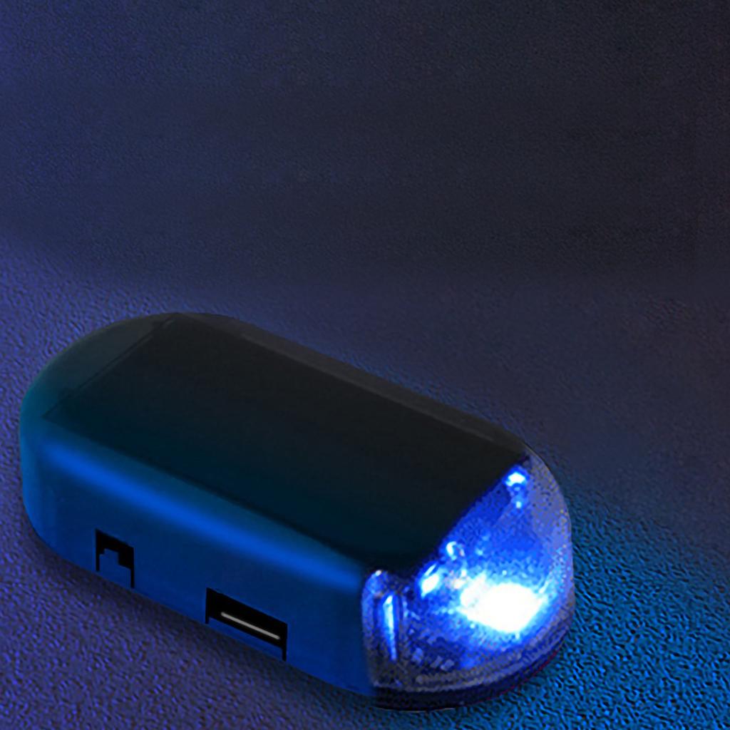 Solar Power Simulated Dummy Alarm Anti Theft Fake Warning LED Flash Light   for Car