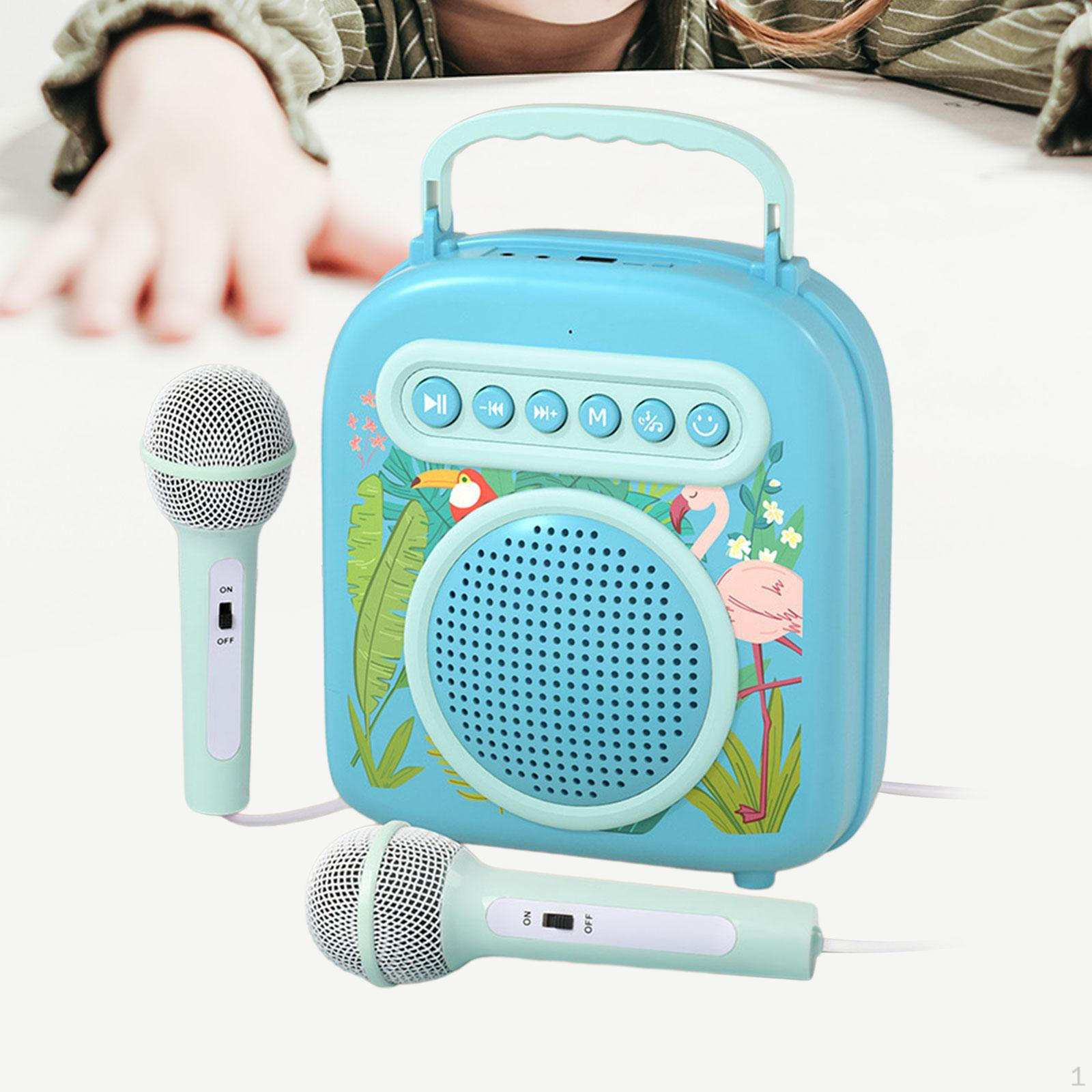 

Children s Karaoke Machine, Montessori Toy, Easy , Creative Portable Singing Speaker, синій