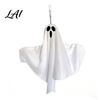 Durable Ghost Hanging Prop Halloween Glowing Decor Fabric Light Up Ornament for Window Reusable Pendant Door Spooky Yard Patio Decoration