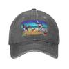 Unisex Baseball Hats Zig & Sharko Cartoons Kid Denim Fabric Streetwear Baseball Caps Hip Hop Cap Casquette