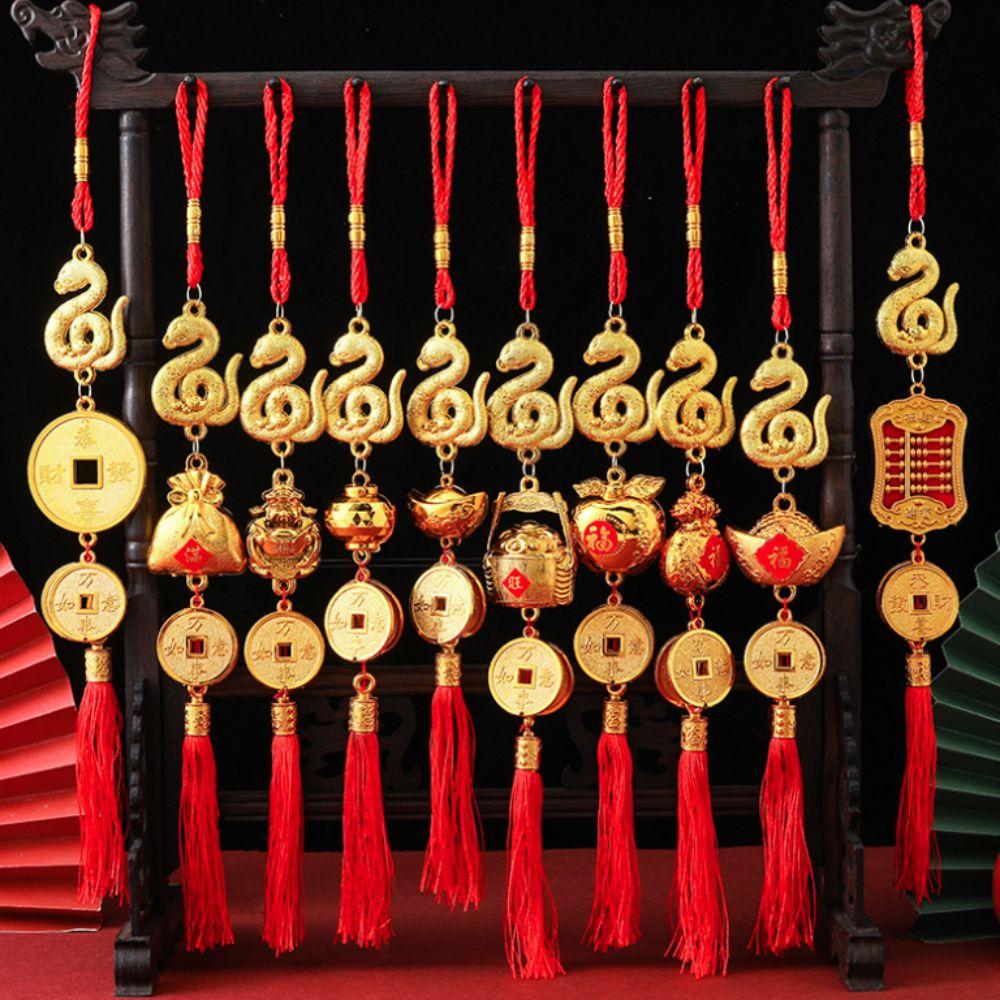 Long Tassel Chinese Lunar New Year Snake Pendant Spring Festival Hanging Ornament  Collections