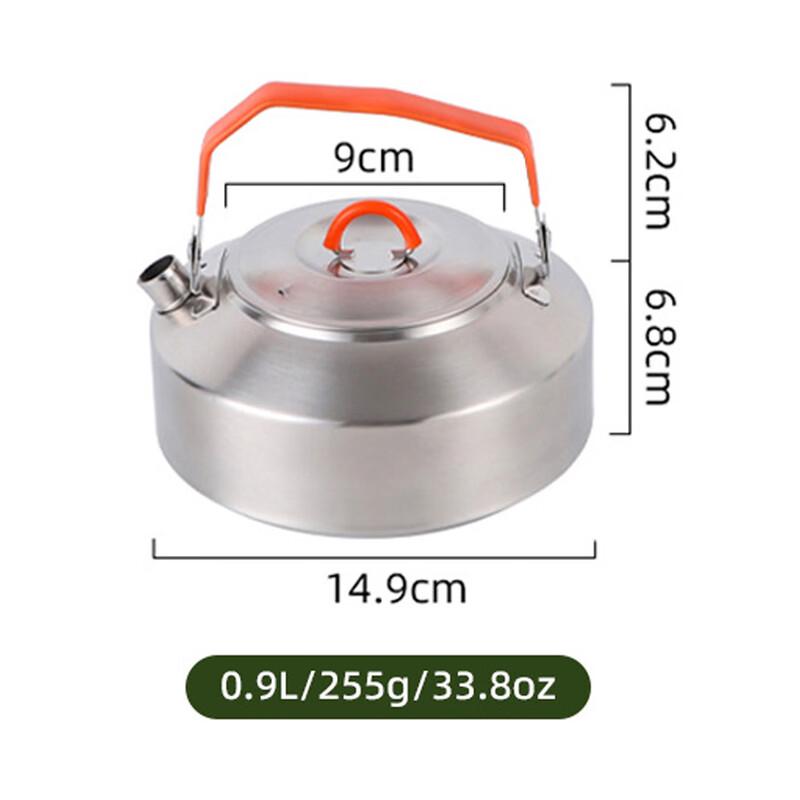 Outdoor 304 Stainless Steel Camping Cookware Set