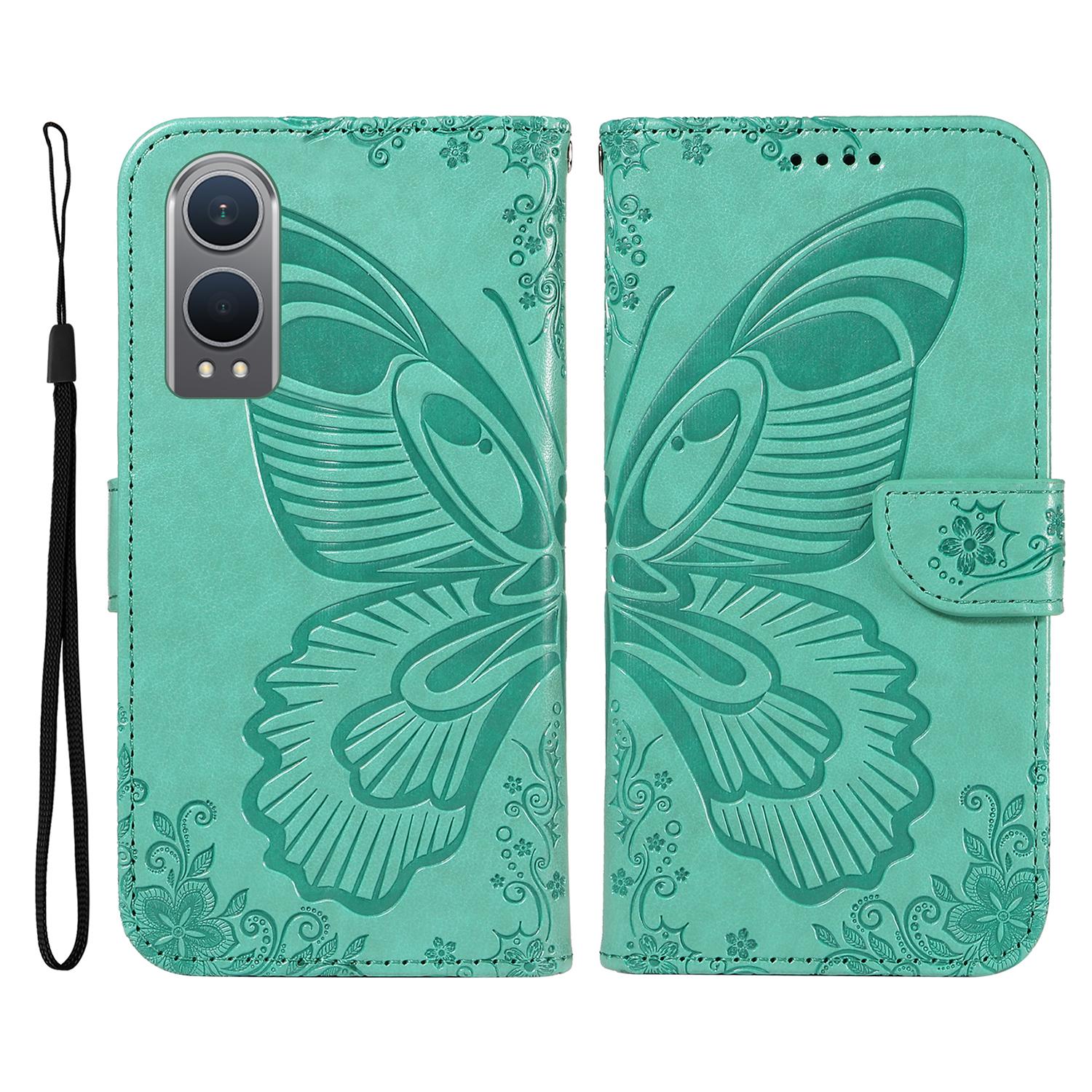 

For OnePlus Nord CE4 Lite 5G/Oppo K12x 5G (China) Case Butterfly Pattern Leather Wallet Phone Cover F