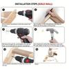 Natural Wood Cats Climbing Ladder Wall Mounted Space Efficient Design Activity Toy For Small Home And Pet Entertainment