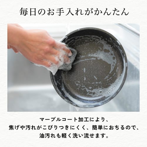 Kai Corporation KAI Lightweight High Heat Efficiency Frying Pan 26cm Gas Fire IH Compatible PFOA PFOS Free KHS DW5629