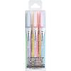 KOKUYO Highlighter Pen 2 Color Fluorescent Marker Beetle Tip Dual Color Soft Color 3 Pieces 6 Color Set PM-L313-3S