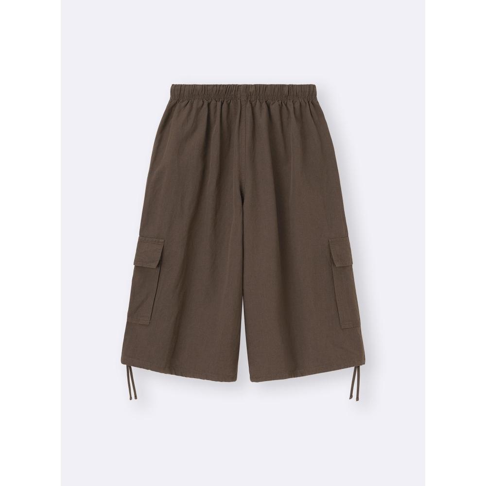 Gu By Uniqlo Linen Blend Cargo Short Pants+ec