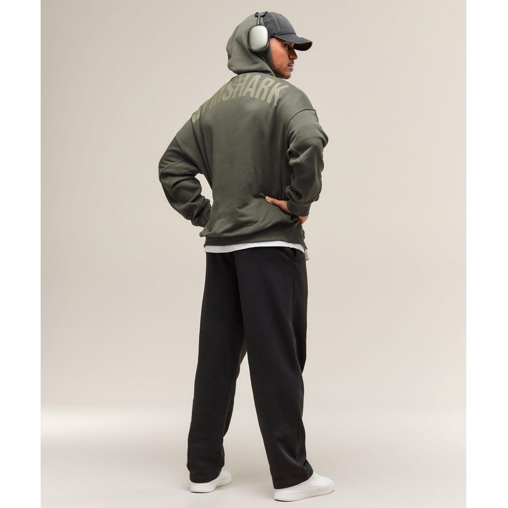 Gymshark Power Hoodie Strength Green A2c9h Ecjh