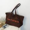2025 spring and summer new double-sided tote bag women's casual large-capacity striped shoulder bag hand bag