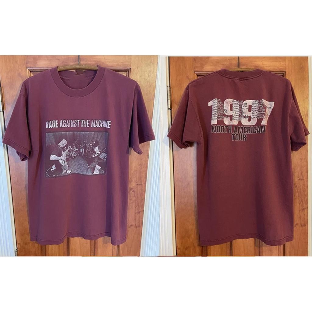 Rage Against The Machine Shirt 1997 Tour Concert Reprint T Shirt