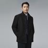 Lilang Men's Stand-Up Collar Wool Blend Winter Coat