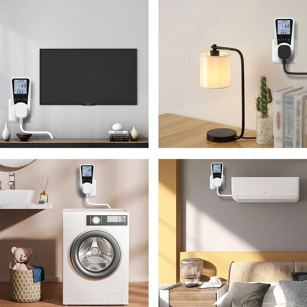 Digital Display Electrical Energy Monitor Socket Energy Monitor Electricity Consumption Monitoring