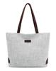 Yogodlns Casual Canvas Totes Bag Women Large Capacity Shoulder Bag Fashion Shopping Top Handale Zipper Handbag