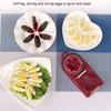 Egg Slicer For Hard Boiled Eggs, Multipurpose Boiled Egg Slicers Cutter, Stainless Steel Wire With 2 Slicing Styles