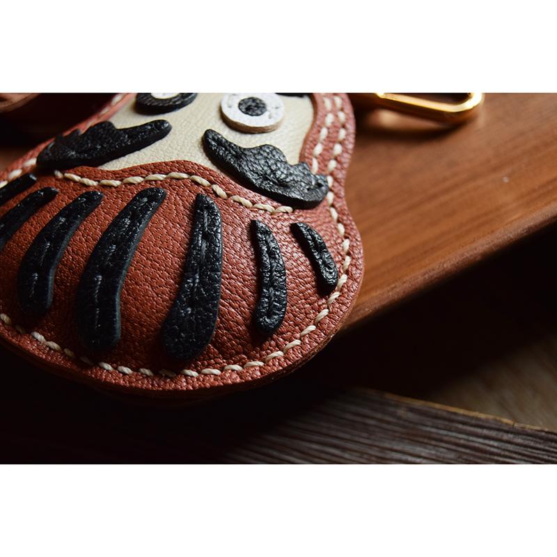 Original Gebet Dharma Handgefertigt Französisches Schafsleder Auto Schlüsselanhänger Anhänger Personalisiertes Geschenk Schlüsselanhänger