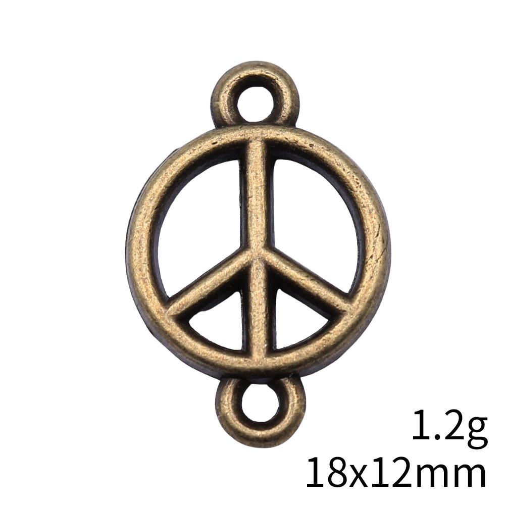 Valentinstag Großpackung Anhänger Friedenssymbol Anhänger Anhänger Rucksackanhänger Set