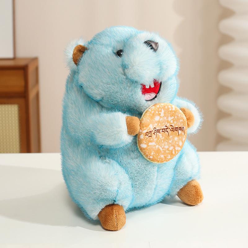 Cross-border Plush Marmot Ququwa Doll - Plateau Groundhog Toy, Children's Birthday Gift