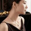 Cat Eye Stone Cat Eye Stone Jewelry Geometric Geometric Pendant Choker  Office Wear