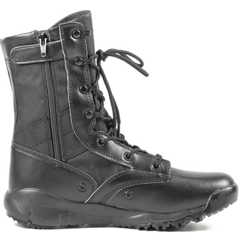 Fashion Autumn Breathable Men Women Army Boots Military Tactical Airsoft Paintball Boots Side Zipper Male Desert Combat Ankle Boots